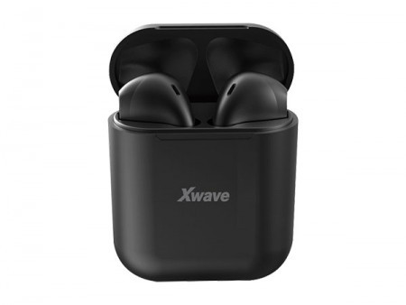 Xwave BT TWS stereo slusalice sa mikrofonom v5.0 + EDR/baterija 45mAh/2-3h/kutija-baza za punjenje 350mAh ( Y10 black )