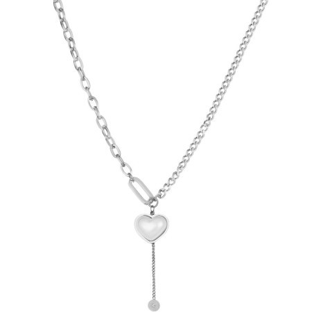 Ženska freelook srebrna ogrlica od hirurškog Čelika ( frj.3.6028.1 )