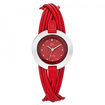 Ženski girl only enlace moi crveni elegantni ručni sat sa crvenim kožnim kaišem ( 698118 )