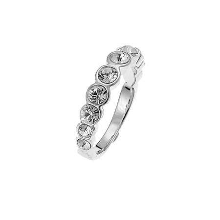 Ženski oliver weber horizon crystal prsten sa swarovski belim kristalom l ( 41000l )