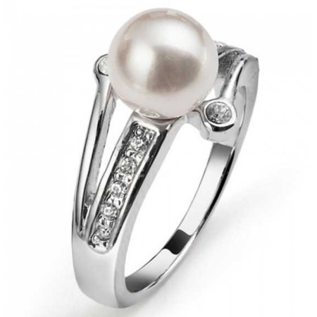 Ženski oliver weber pearly crystal prsten sa swarovski perlom xl ( 41051xl )