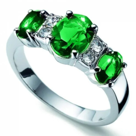 Ženski oliver weber select emerald prsten sa swarovski kristalima xl ( 41160xl.205 ) - Img 1