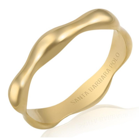 Ženski santa barbara polo zlatni prsten od hirurškog Čelika l ( sbj.3.7002.l.2 )
