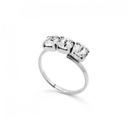 Ženski victoria cruz celine tree minis crystal prsten sa swarovski belim kristalom ( a3246-07a ) - Img 1