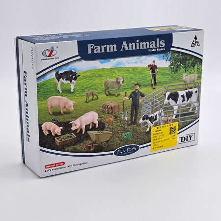 Zhongjieming toys, igračka, set farma, domaće životinje, 4073141 ( 867119 )