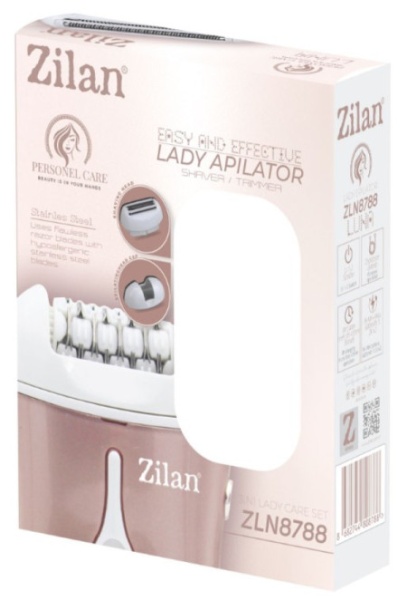 Zilan ZLN8788 Epilator, 3u1 Lady Care Set Luna