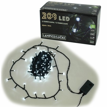 208L LED Lampica, bele, 8 funk ( 52-123000 )-1