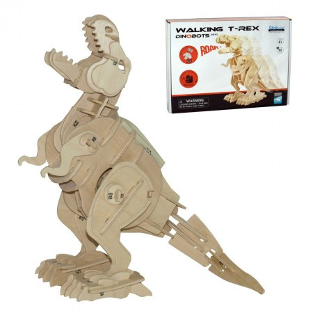 3D drvene puzzle dinosaur, T-R ( 64-772000 ) - Img 1
