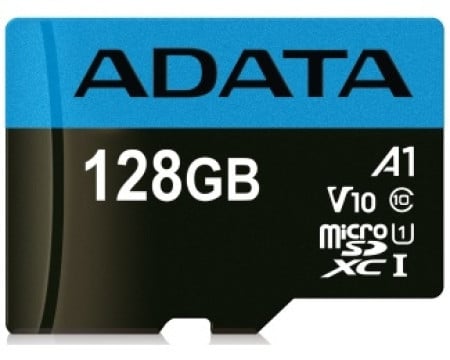A-Data UHS-I MicroSDXC 128GB class 10 + adapter AUSDX128GUICL10A1-RA1 - Img 1