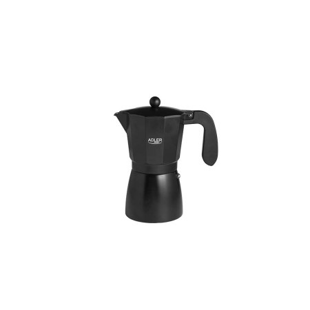 Adler ad4420 džezva za espresso kafu 9 šoljica 520ml crna-1