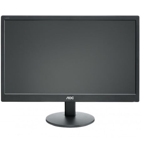 AOC monitor LED E2070SWN (19.5, TN, 16:9, 1600x900, 5 ms, 600:1, 20M:1, 9050, 200 cdm2, VGA, Tilt: -3+10, VESA) black ( E2070SWN )