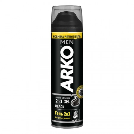 Arko men gel za brijanje, crni 200ml ( A032726 ) - Img 1