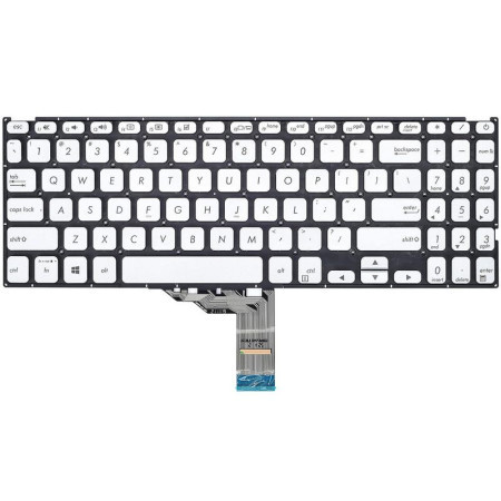 Asus tastatura za laptop vivobook 15 F512 F512DA series SREBRNA(SIVA) mali enter ( 110240 )