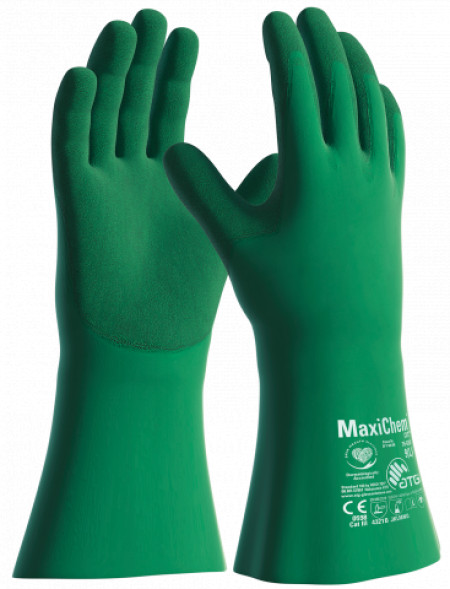 Atg maxichem cut duga zelena rukavica 35 cm veličina 10 ( 76-833/10 ) - Img 1
