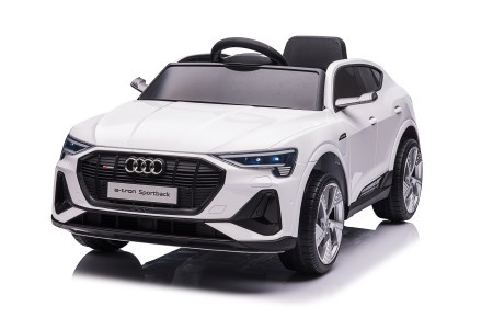 Audi e-tron Sportback – Licencirani Dečiji Automobil na Akumulator Beli (12V) ( SM-24011B )