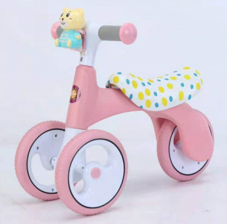 Balance Bike Meda - Bicikl bez pedala za decu Model 763 - Roze - Img 1