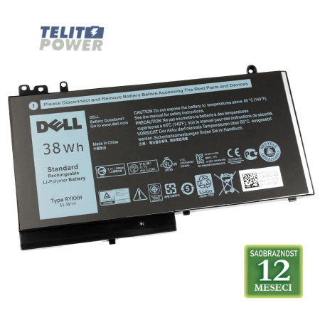 Baterija za laptop DELL Latitude 12 E5250 / RYXXH 11.1V 38Wh ( 2735 ) - Img 1