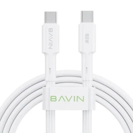 Bavin kabl 60W type C/ type C 1,2m bela ( 90107 )