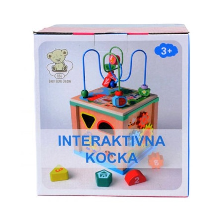 Bbo drvena igracka interaktivna kocka ( GB-079 )