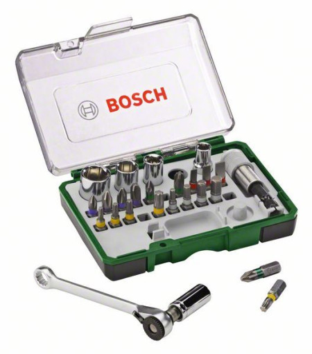 Bosch 27-delni set bitova odvrtača i čegrtaljki ( 2607017160 )