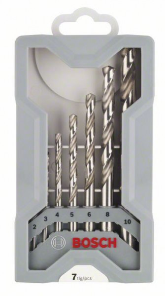 Bosch 7-delni mini X-Line set burgija za metal HSS-G, 135° 2 3 4 5 6 8 10 mm ( 2608589295 ) - Img 1