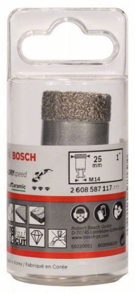 Bosch dijamantska burgija za suvo bušenje dry speed best for ceramic 25 x 35 mm ( 2608587117 ) - Img 1