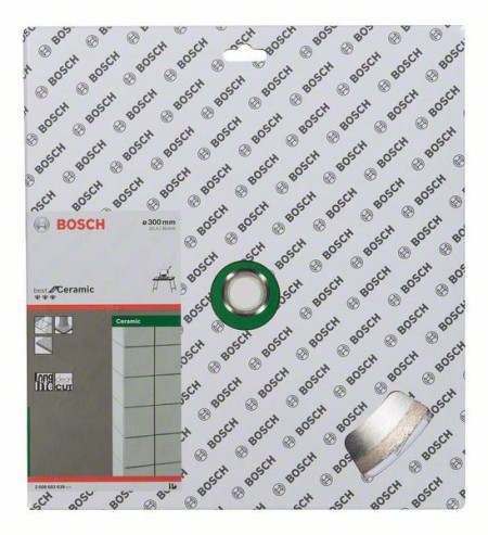 Bosch dijamantska rezna ploča best for ceramic 300 x 30/25,40 x 2,8 x 10 mm ( 2608602639 )