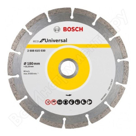 Bosch dijamantska rezna ploča eco for universal 180x22.23x2.2x7 ( 2608615030 )