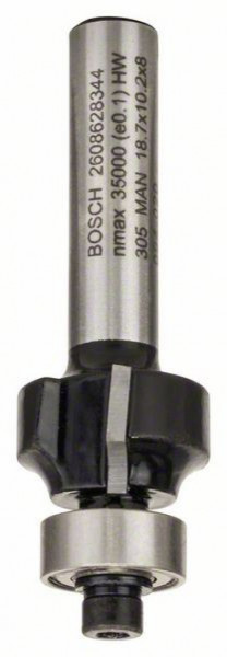 Bosch glodala za zaobljavanje 8 mm, R1 3 mm, L 10,2 mm, G 53 mm ( 2608628344 )