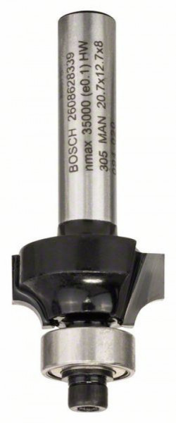Bosch glodala za zaobljavanje 8 mm, R1 4 mm, L 10,5 mm, G 53 mm ( 2608628339 )