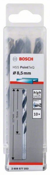 Bosch HSS spiralna burgija PointTeQ 8,5 mm ( 2608577253 ) - Img 1