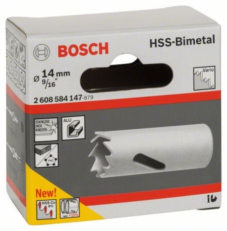 Bosch testera za otvore HSS-bimetal za standardne adaptere 14 mm, 9/16&quot; ( 2608584147 ) - Img 1