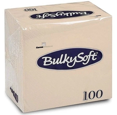 BulkySoft salveta krem 33x33cm 100/1 2sl (20 pak) ( 154-C32160E10 )