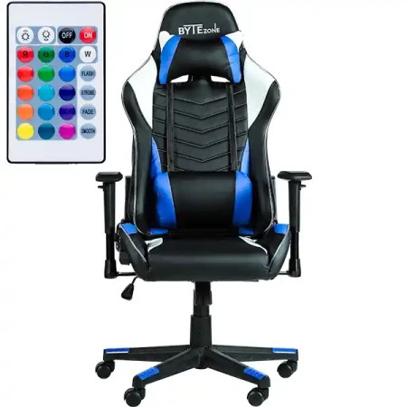 ByteZone WINNER crno/plava LED Gaming stolica