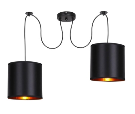 Candi Lux Viseća Lampa Crna 2 2x40W E27 ( 15106 )