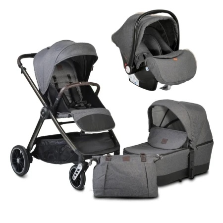 Cangaroo Kolica za bebe set 3 in 1 macan grey ( CAN53140 )