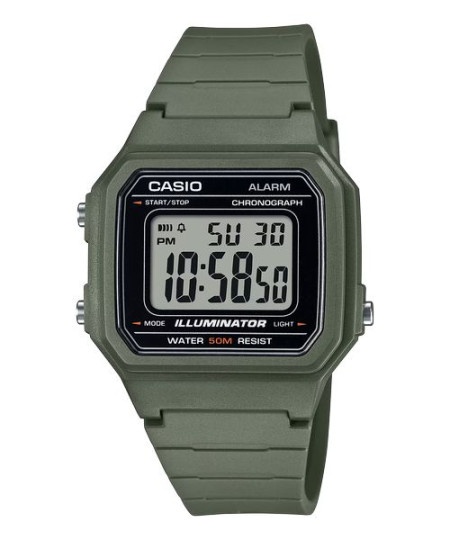 Casio collection unisex sat ( W-217H-3A )-1