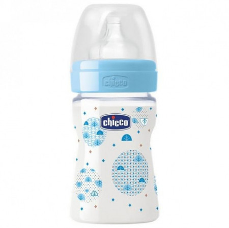 Chicco PP flašica Giotto cucla od silikona za dečake 150 ml ( 4201220 ) - Img 1