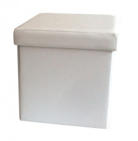 Childream tabure kutija 36cm x 36cm x 36cm beli ( 0181106 )