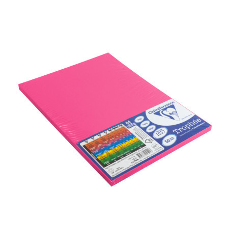Claire, kopirni papir, A4, 160g, intenzivna roze, 50K ( 486384 ) - Img 1