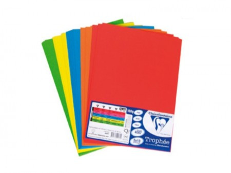 Claire, kopirni papir, A4, 160g, miks intezivnih boja, 5 x 10K ( 486355 ) - Img 1