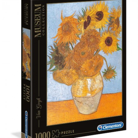 Clementoni puzzle 1000 girasoli (museum) ( CL31438 )  - Img 1