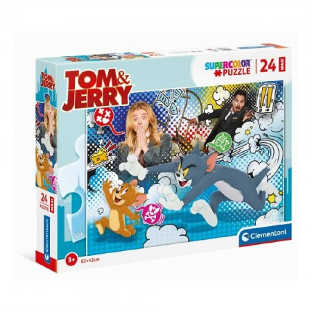 Clementoni puzzle 24 maxi tom and jerry ( CL24212 )