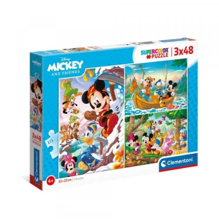Clementoni puzzle 3x48 mickey and friends ( CL25266 ) - Img 1