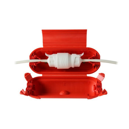 Commel zastitna kutija za spajanje kablova, ip 44, crvena ( c366-101 )