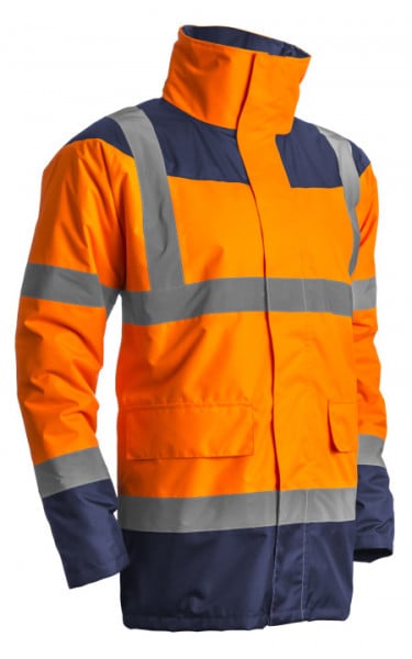 Coverguard signalizirajuća zaštitna hi-viz jakna keta narandžasto-plava veličina s ( 7ketos )