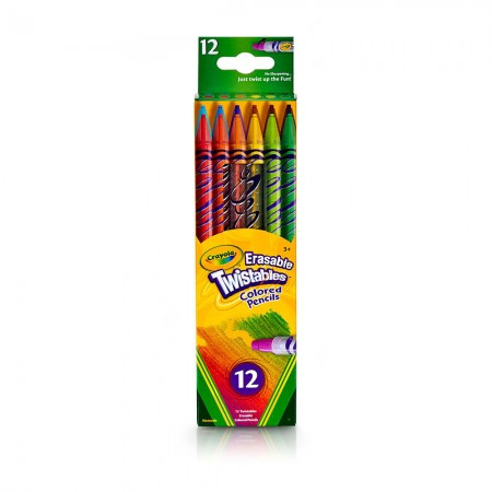 Crayola 12 twisty pisi-brisi olovaka drvena bojica ( GAP256360 ) - Img 1