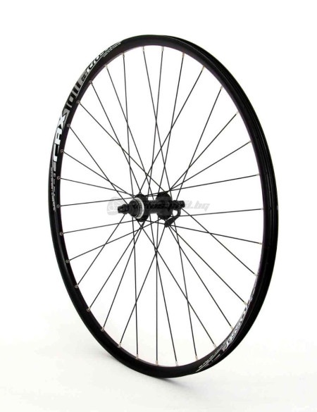 Crosser *crosser prednji točak x11, 28/29&quot alu - sa disk glavom shimano ahbtx505b, crna sa ajletima ( 3000122 )