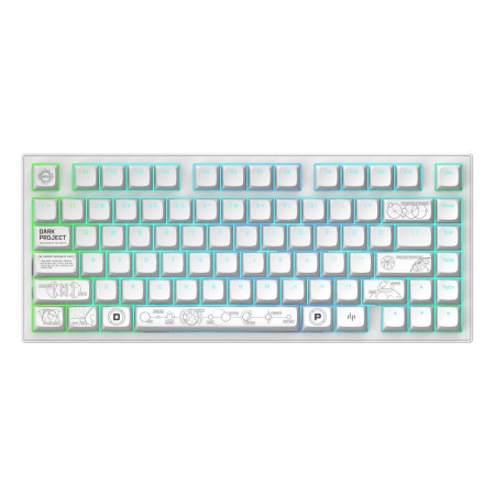 Dark Project ALU Terra Nova White - Wireless Gaming Keyboard (ANSI) ( 066655 )