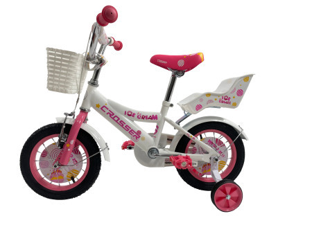 Dečija bicikla 12" Ice cream belo roze ( SM-12102 )